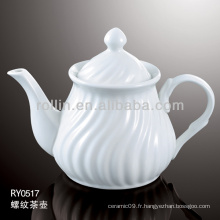 Thé pot, théière d&#39;hôtel utilisée, théière personnalisée, pot de thé en gros